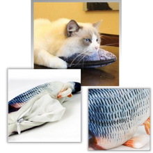 Carica l'immagine nel visualizzatore di Gallery, Giocattolo per gatti a forma di pesce fluttuante
