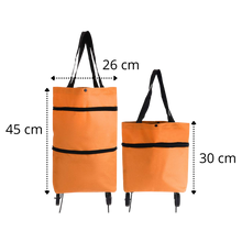 Carica l'immagine nel visualizzatore di Gallery, Trolley pieghevole borsa della spesa 30L - Ozerty
