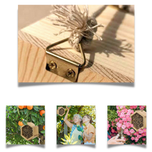 Carica l&#39;immagine nel visualizzatore di Gallery, Casa delle api in legno esagonale - Ozerty
