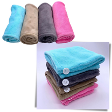 Carica l&#39;immagine nel visualizzatore di Gallery, Asciugamano per capelli asciutto istantaneo
