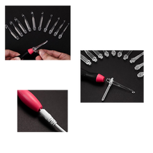 Carica l'immagine nel visualizzatore di Gallery, Set di uncinetti ergonomici a LED - Ozerty
