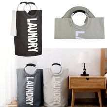 Carica l&#39;immagine nel visualizzatore di Gallery, Borsa pieghevole per il cesto della biancheria con manici - Ozerty
