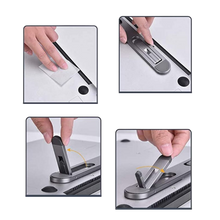 Carica l'immagine nel visualizzatore di Gallery, Leggero supporto invisibile in alluminio per laptop - Ozerty
