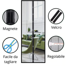 Carica l'immagine nel visualizzatore di Gallery, Zanzariera magnetica per porte
