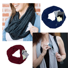 Carica l&#39;immagine nel visualizzatore di Gallery, Calda sciarpa con tasca nascosta - Ozerty
