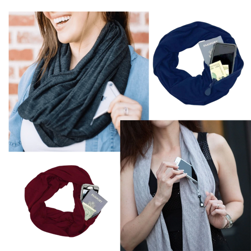 Calda sciarpa con tasca nascosta - Ozerty