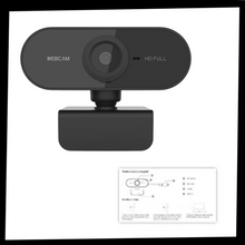 Carica l'immagine nel visualizzatore di Gallery, Webcam USB HD 1080p rotante con microfono - Ozerty
