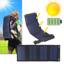 Carica l'immagine nel visualizzatore di Gallery, Pannello solare portatile con 2 porte usb - Ozerty
