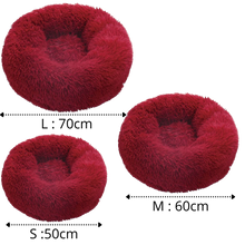 Carica l'immagine nel visualizzatore di Gallery, Soffice letto peluche a ciambella per animali - Ozerty
