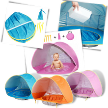 Carica l'immagine nel visualizzatore di Gallery, Tenda da spiaggia portatile per bambini con mini piscina - Ozerty
