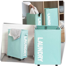 Carica l&#39;immagine nel visualizzatore di Gallery, Cestino da bucato portatile con ruote - Ozerty
