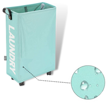 Carica l&#39;immagine nel visualizzatore di Gallery, Cestino da bucato portatile con ruote
