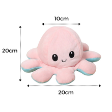 Carica l'immagine nel visualizzatore di Gallery, Mini polpo di peluche reversibile - Ozerty
