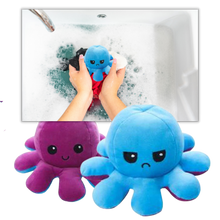 Carica l'immagine nel visualizzatore di Gallery, Mini polpo di peluche reversibile
