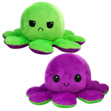 Carica l'immagine nel visualizzatore di Gallery, Mini polpo di peluche reversibile
