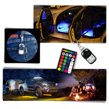 Carica l'immagine nel visualizzatore di Gallery, Confezione da 8 luci RGB per veicoli - Ozerty
