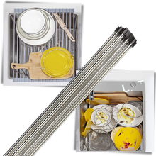 Carica l'immagine nel visualizzatore di Gallery, Scolapiatti in acciaio inossidabile arrotolabile per piatti e alimenti - Ozerty
