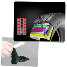 Carica l&#39;immagine nel visualizzatore di Gallery, Chiodi per la riparazione di pneumatici in gomma - Ozerty
