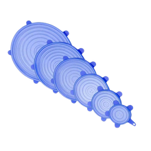 Carica l&#39;immagine nel visualizzatore di Gallery, 6 Pezzi Coperchi elasticizzati in silicone
