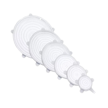 Carica l&#39;immagine nel visualizzatore di Gallery, 6 Pezzi Coperchi elasticizzati in silicone
