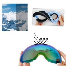 Carica l'immagine nel visualizzatore di Gallery, Occhiali da neve con pacchetto di lenti
