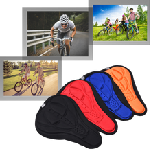 Carica l'immagine nel visualizzatore di Gallery, Cuscino del sedile della bicicletta imbottito in gel di silicone - Ozerty
