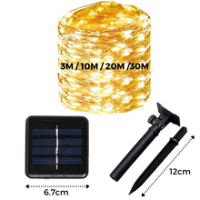 Carica l'immagine nel visualizzatore di Gallery, Luce di stringa solare a LED - Ozerty
