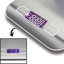 Carica l&#39;immagine nel visualizzatore di Gallery, Bilancia da cucina digitale LCD in acciaio inox - Ozerty
