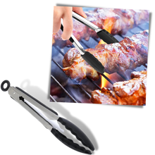 Carica l'immagine nel visualizzatore di Gallery, Pinza per barbecue con impugnatura in silicone - Ozerty
