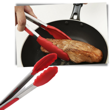 Carica l'immagine nel visualizzatore di Gallery, Pinza per barbecue con impugnatura in silicone - Ozerty
