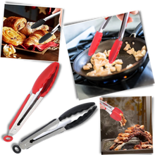 Carica l'immagine nel visualizzatore di Gallery, Pinza per barbecue con impugnatura in silicone - Ozerty
