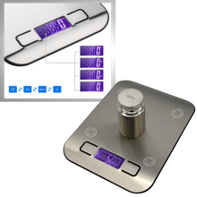 Carica l&#39;immagine nel visualizzatore di Gallery, Bilancia da cucina digitale LCD in acciaio inox - Ozerty
