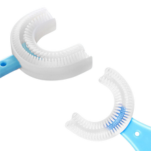 Carica l'immagine nel visualizzatore di Gallery, Spazzolino da denti a forma di U per bambini (confezione da 2) - Ozerty
