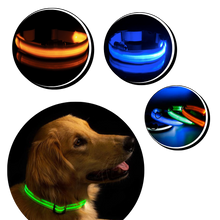Carica l'immagine nel visualizzatore di Gallery, Collare per animali con luce LED ricaricabile USB - Ozerty
