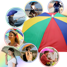 Carica l&#39;immagine nel visualizzatore di Gallery, Cappello regolabile con ombrello senza mani - Ozerty
