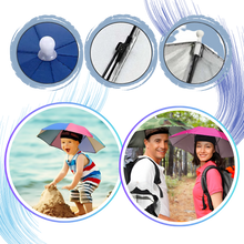 Carica l&#39;immagine nel visualizzatore di Gallery, Cappello regolabile con ombrello senza mani - Ozerty
