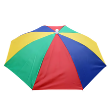 Carica l&#39;immagine nel visualizzatore di Gallery, Cappello regolabile con ombrello senza mani -Arcobaleno - Ozerty
