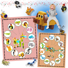 Carica l&#39;immagine nel visualizzatore di Gallery, Blocchi con Animali di Minecraft - Ozerty
