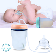 Carica l&#39;immagine nel visualizzatore di Gallery, Biberon per autoalimentazione con valvola anticolica - Ozerty
