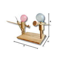 Carica l'immagine nel visualizzatore di Gallery, Gioco di scherma con palloncini divertenti di bambù - Ozerty
