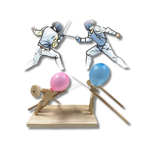 Carica l'immagine nel visualizzatore di Gallery, Gioco di scherma con palloncini divertenti di bambù - Ozerty
