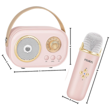 Carica l'immagine nel visualizzatore di Gallery, Mini Karaoke Bluetooth a Doppio Microfono per Bambini - Ozerty
