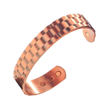 Carica l&#39;immagine nel visualizzatore di Gallery, Bracciale magnetico terapeutico in rame -Oro rosato - Ozerty
