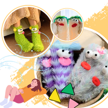 Carica l&#39;immagine nel visualizzatore di Gallery, Calzini divertenti in velluto corallo - Ozerty
