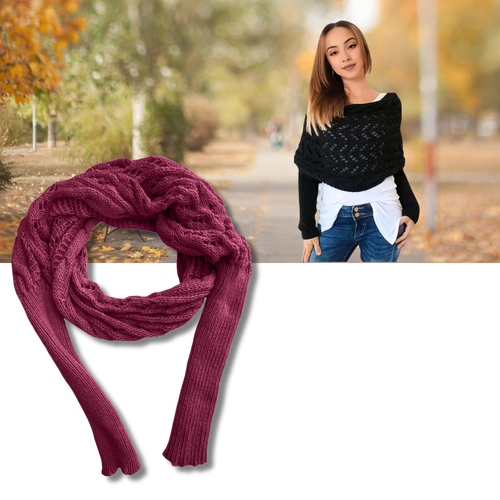 Accogliente Coprispalle Lavorato a Maglia - Ozerty