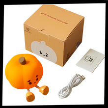 Carica l'immagine nel visualizzatore di Gallery, Deliziosa Lampada Notturna a Forma di Zucca Triste - Ozerty
