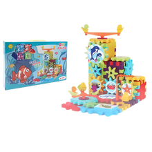 Carica l&#39;immagine nel visualizzatore di Gallery, Blocchi da costruzione educativi a doppio funzionamento -Mondo sommerso - Ozerty
