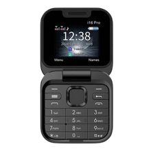 Carica l'immagine nel visualizzatore di Gallery, Telefono cellulare pieghevole Dual Sim piccolo  -I16 Pro/Nero - Ozerty
