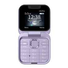 Carica l'immagine nel visualizzatore di Gallery, Telefono cellulare pieghevole Dual Sim piccolo  -I16 Pro/Viola - Ozerty
