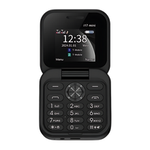 Carica l'immagine nel visualizzatore di Gallery, Telefono cellulare pieghevole Dual Sim piccolo  -I17 Pro/Nero - Ozerty
